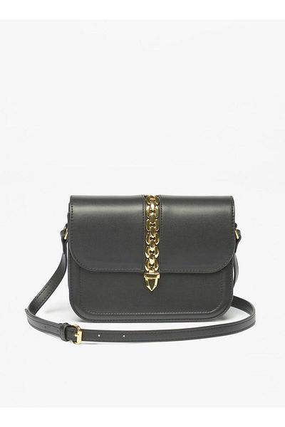 Flora Bella by Shoexpress Chainlink Accented Crossbody Bag