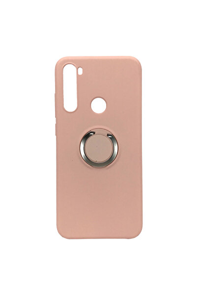 Nettech Xiaomi Redmi Note 8t Uyumlu Nano Ring Arka Koruma Kılıf - Pembe