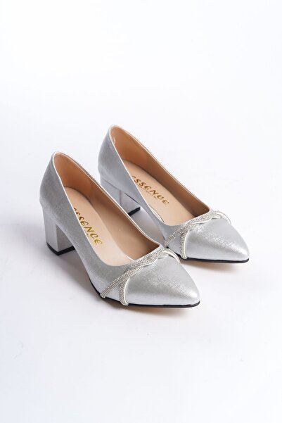 Deri Expres Pantofi de seară de damă cu toc gros și vârf ascuțit