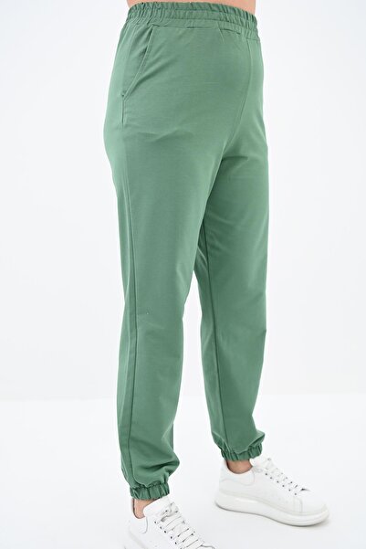 Koza Butik Γυναικείο Σετ Φούτερ Ψηλόμεσο Plus Size 8095-24