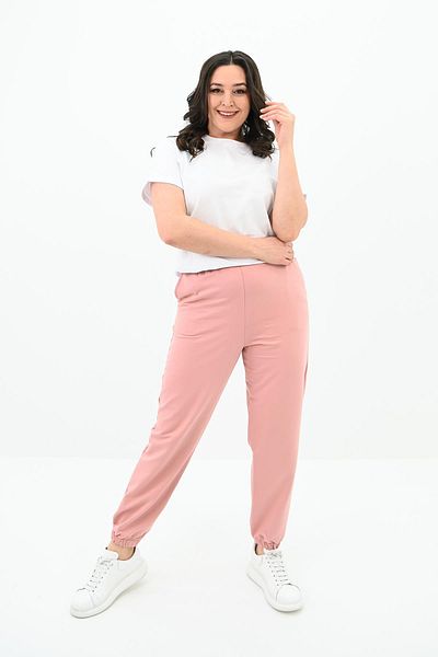 Koza Butik Γυναικείο Σετ Φούτερ Ψηλόμεσο Plus Size 8095-24