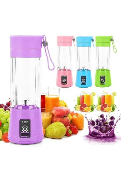 teknotrust C / F Portable Şarjlı Portatif Taşınabilir El Blenderi Meyve Sıkac...
