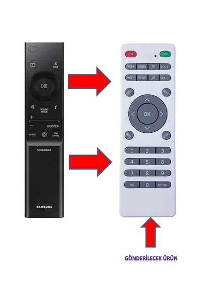 Samsung HW-C450 - HW-Q700B - HW-Q930B B Series Soundbar Ses Sistemi Kumandası