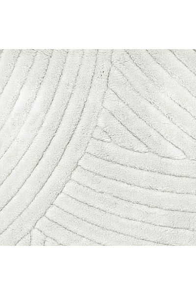 Faiend Geometric Pattern Set of 2 Bathroom Mat Set 100% Natural Cotton Mat Toilet Seat Set