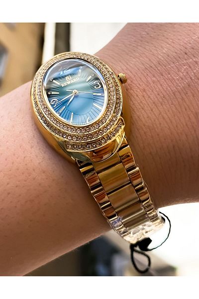Reward Waterproof Stone Detailed Women's Wristwatch
