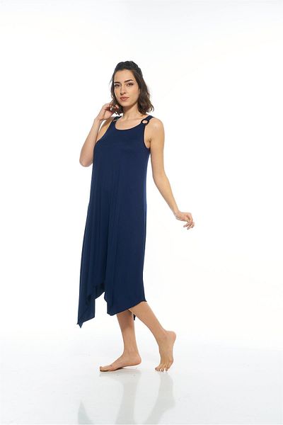 Estiva 23233 Rochie de damă din lycra viscoză, colorată, cu cataramă pe umeri