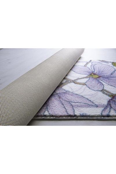 Confetti Interlace 50X57 cm Lilac Bathroom Rug