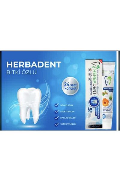 Herbadent Aloevera & Plant Extract Fluoride Free 90 gr Cozmoderm Sunscreen Gift