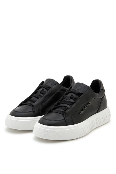 Valentino حذاء رياضي جلدي نسائي أسود 91V1303VIT550