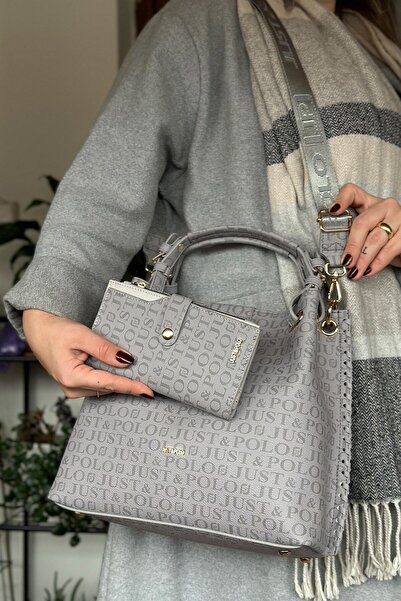 Just Polo Women's Braided 4 Compartment Shoulder Bag and Handbag 2180-glb
