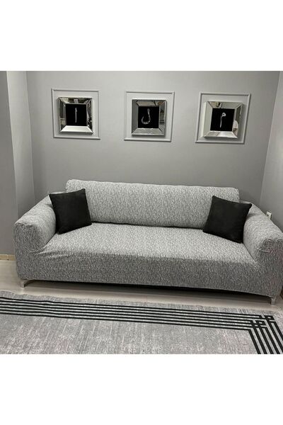 BTF HOME Husa de canapea elastica jacquard cu 3 locuri - Husa de canapea si husa de canapea extensibila