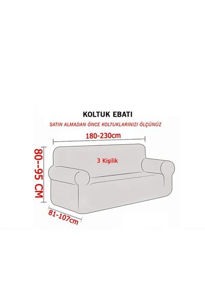 Haton Home 1 Piece Lycra Sofa Cover - Triple or Elastic New Honeycomb Patterned