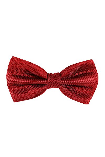 BLC Basic Line Co. Red Color Dobby Bow Tie