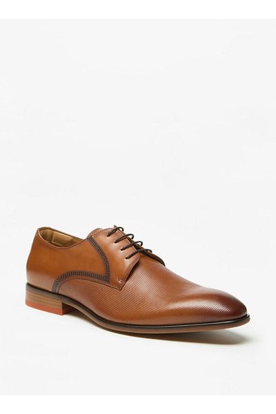 Duchini Men's Derby Shoes with Lace-Up Closure