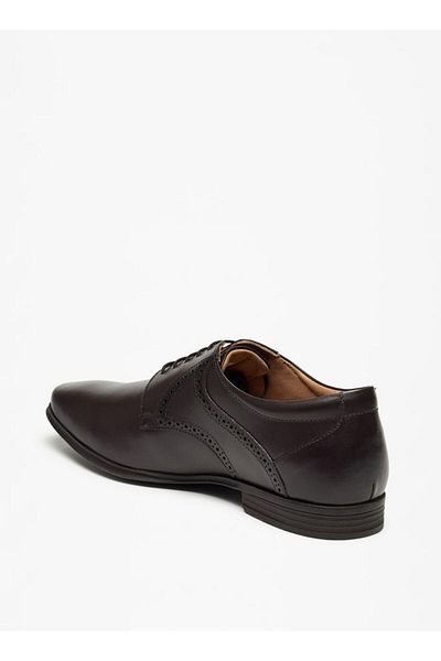 LBL by Shoexpress Solid Lace-Up Derby Shoes