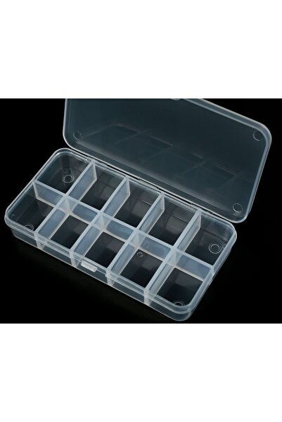 yfhobi 10 Bölmeli Kolye Yüzük Takı Kutusu Organizer Düzenleyici Kutu, Mini Takı Malzemeleri Kutusu,