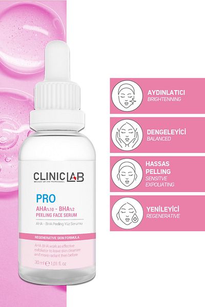 Cliniclab Aha-Bha Brightening Exfoliating Face Serum 30 ml