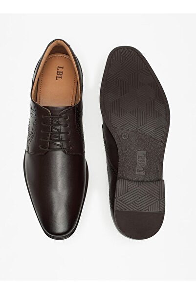 LBL by Shoexpress Solid Lace-Up Derby Shoes