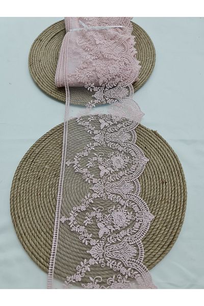 Esteks Dantel ve Tekstil Aksesuarları 9 Meters Guipure Lace Matte Polyester