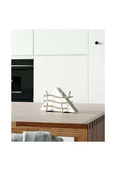 EYM Mg-305 Model Techno Wire - Napkin Holder Satin Kitchen Countertop