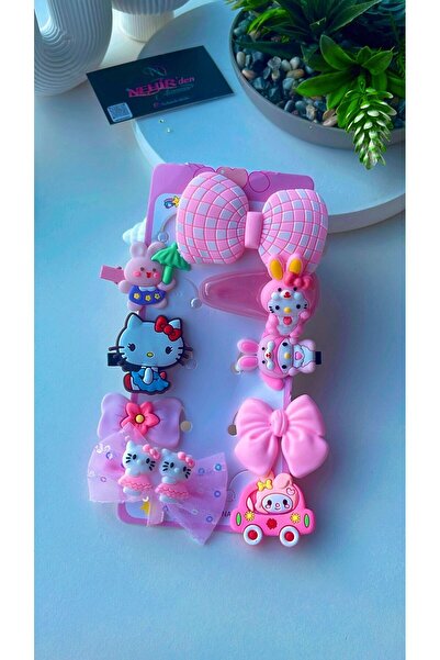 NEHİRDEN Children's and Baby's Coffee Buckle Set with Clamp Snap Clip