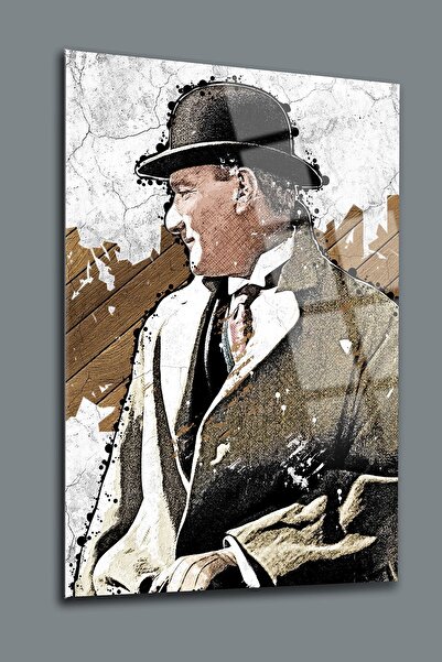 glassartdesign Tabloul de sticlă Ataturk 93