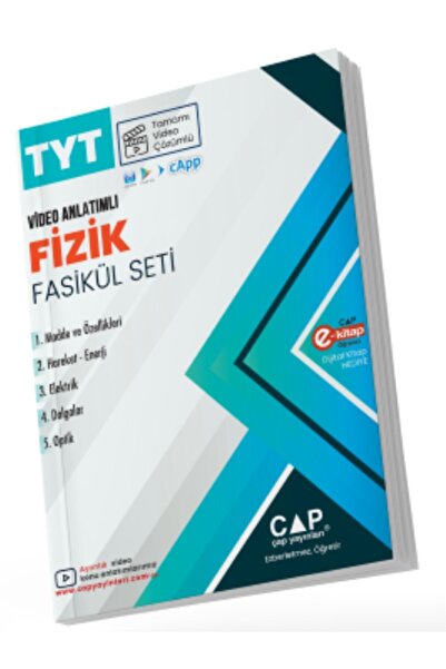 Çap Yayınları TYT Fizik Video Anlatımlı fasikül Seti