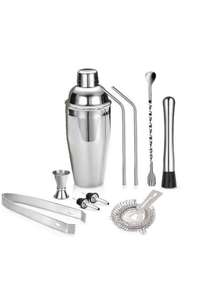 Bar Boss 10 Piece Multi-Advantageous Cocktail Set 750 ml Shaker