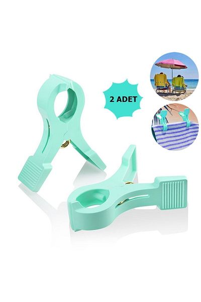 Boldy 2-Piece Sunbed and Carpet Latch - Towel and Laundry Latch - Beach Towel 2 PCS