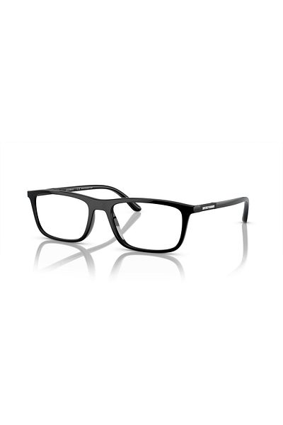 Emporio Armani Man Rectangle Sunglasses- Ea 4160 - Lense Size:55mm - Shiny Black