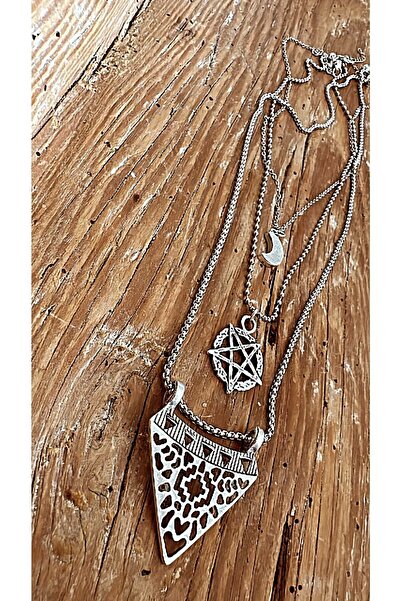 by özllem Tasarım 3 Kolyeden Oluşan Etnik Kolye Set