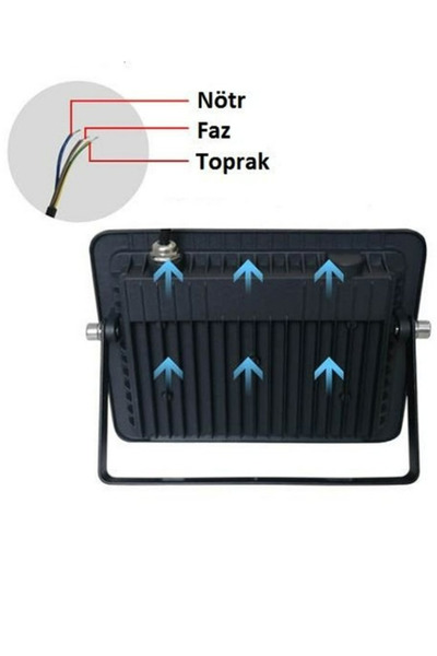 Cata Ct 4659 100w Slim Led Projektör 6400k Beyaz Işık