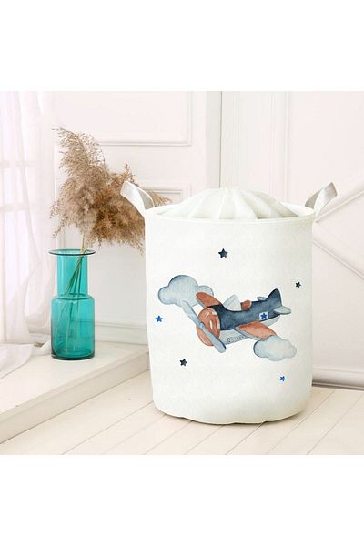 HET Concept Dirty Laundry Picnic Basket - Toy Storage Box, Organizer Folding Basket Felt Model 40029
