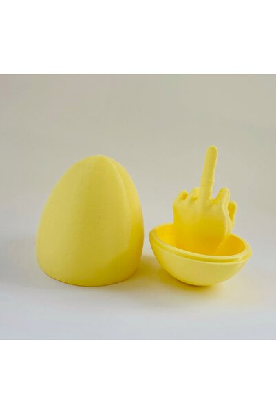 saranostra Dekoratif Paskalya Yumurtasi Gizlenmiş Orta Parmak Nah Komik Sürpr...