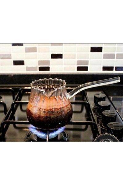 sys store Glass Heat Resistant Barosilicate Coffee Pot 450 ml