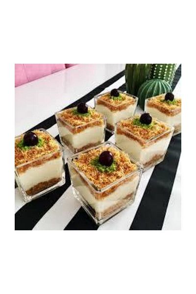 Lavin 9x9cam Square Cup Magnolia Dessert Ice Cream