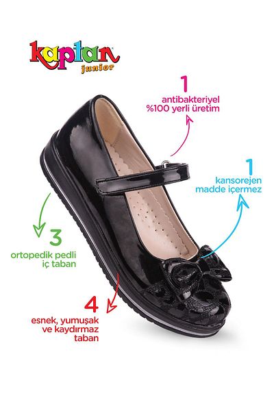 KAPTAN JUNIOR Pantofi ortopedici pentru fete Balerina PSSK 200