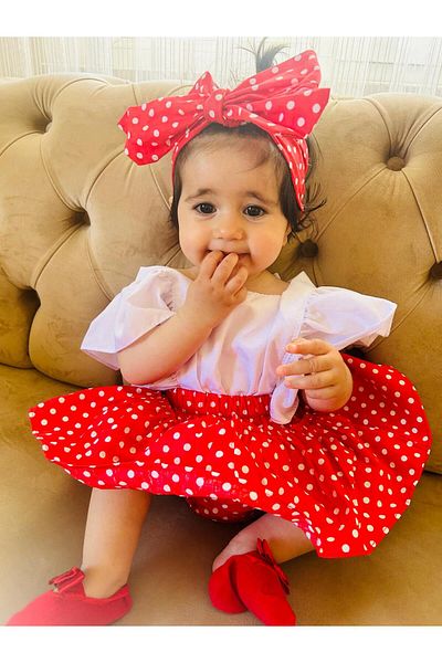 eymwes Summer Baby Girl Dress - Bandana Romper