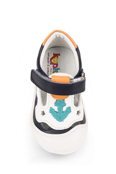 KAPTAN JUNIOR Genuine Leather Baby Boy Orthopedic Shoes - Ilkadım Imse 500