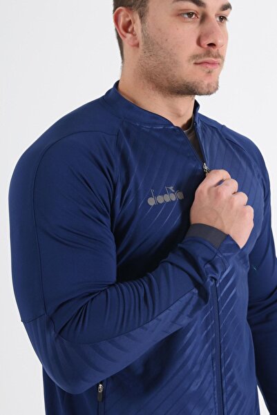 Diadora Elite Kamp Eşofmanı Tek Üst Lacivert