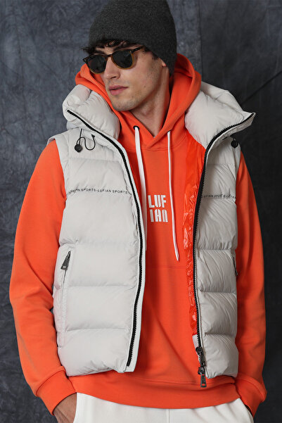 Lufian Josef Kaz Пух чоловічий жилет камінь