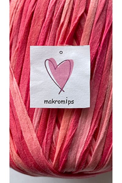 Makromİps PREMİUM MİX SOFT RAFFİA İP 50 gr 65 m YUMUŞAK MULTİ ÇOK RENKLİ DOĞAL EBRULİ RAFYA ÇANTA İPİ KAĞIT