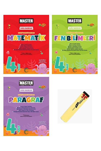 Okyanus Yayınları 4. Sınıf Master Matematik Fen Billimleri ve Paragraf Soru B...