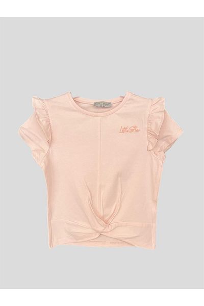 Little Star Girl's Lace-up T-shirt