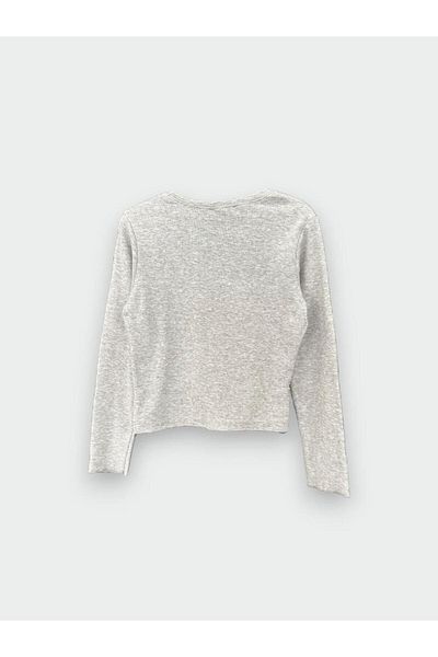 Little Star Girl's Camisole Slit Waist Long Sleeve Blouse