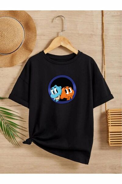 oneagılyazı Gumball Patterned Unisex Kids T-shirt