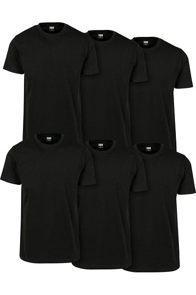 Urban Classics Herren Basic Tee 6-pack