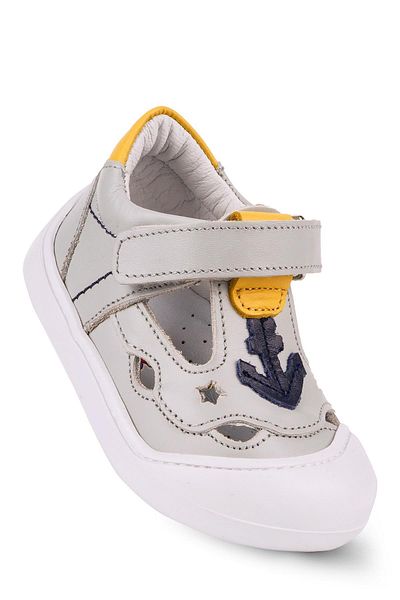 KAPTAN JUNIOR Genuine Leather Baby Boy Orthopedic Shoes - Ilkadım Imse 500