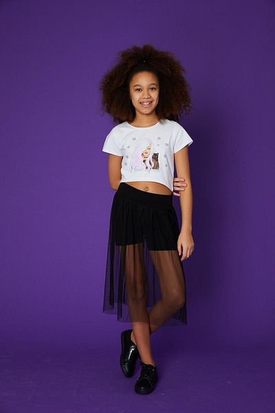 Little Star Girl's Love Girl Printed Blouse