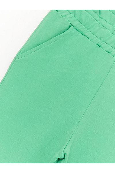 Little Star Girl's Elastic Waist Straight Leg Sweatpants